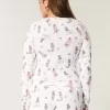 Gemütliches Pyjama-Oberteil mit Bärenmuster