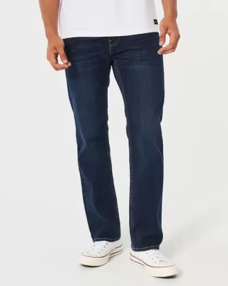 Gerade Jeans in dunkler Waschung
