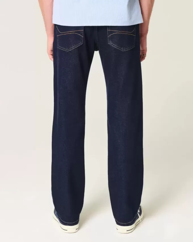 Gerade Jeans in dunkler Waschung Gerade Jeans in dunkler Waschung