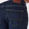Gerade Jeans in dunkler Waschung