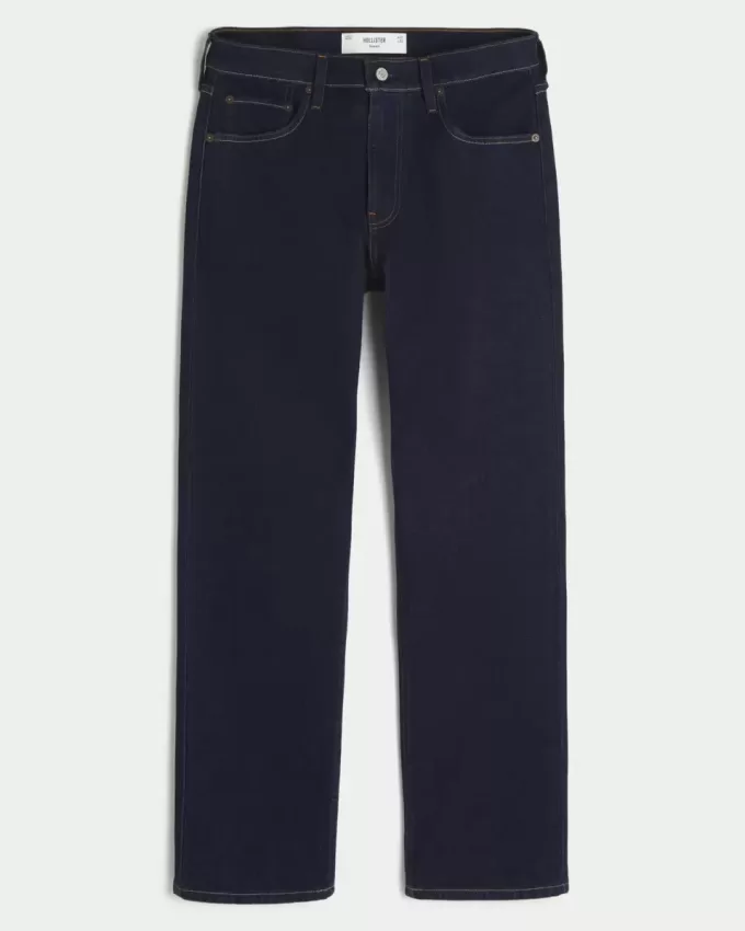 Gerade Jeans in dunkler Waschung Gerade Jeans in dunkler Waschung
