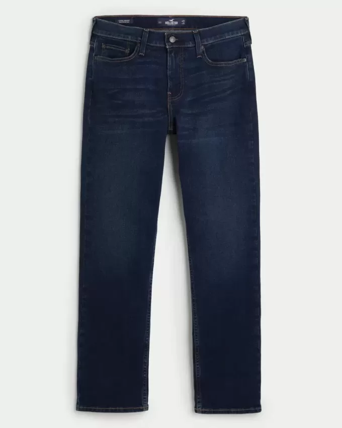Gerade Jeans in dunkler Waschung