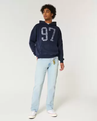 Gerade Jeans in heller Waschung