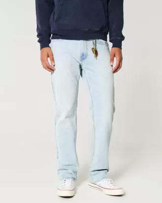 Gerade Jeans in heller Waschung