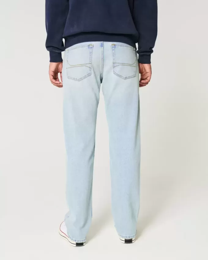 Gerade Jeans in heller Waschung Gerade Jeans in heller Waschung