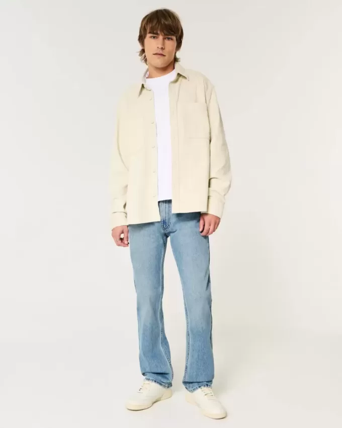 Gerade Jeans in mittlerer Waschung Gerade Jeans in mittlerer Waschung
