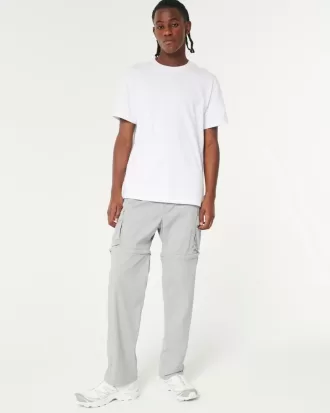 Gerade Zip-Off-Cargohose
