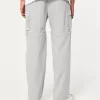 Gerade Zip-Off-Cargohose