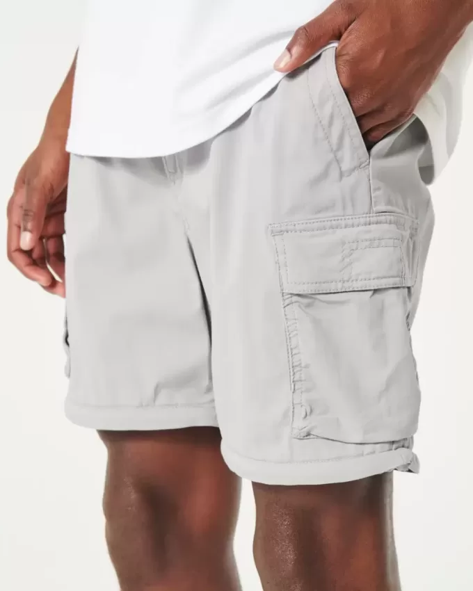 Gerade Zip-Off-Cargohose