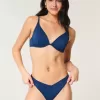 Gerippte Cheekiest-Bikinihose mit hohem Beinausschnitt Gerippte Cheekiest-Bikinihose mit hohem Beinausschnitt