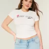 Geripptes Baby-T-Shirt mit Surf Club-Grafik Geripptes Baby-T-Shirt mit Surf Club-Grafik