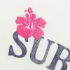 Geripptes Baby-T-Shirt mit Surf Club-Grafik Geripptes Baby-T-Shirt mit Surf Club-Grafik