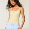 Geripptes Camisole mit Fisch-Grafik Geripptes Camisole mit Fisch-Grafik