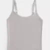 Geripptes U-Ausschnitt-Camisole Geripptes U-Ausschnitt-Camisole