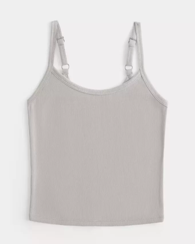 Geripptes U-Ausschnitt-Camisole Geripptes U-Ausschnitt-Camisole
