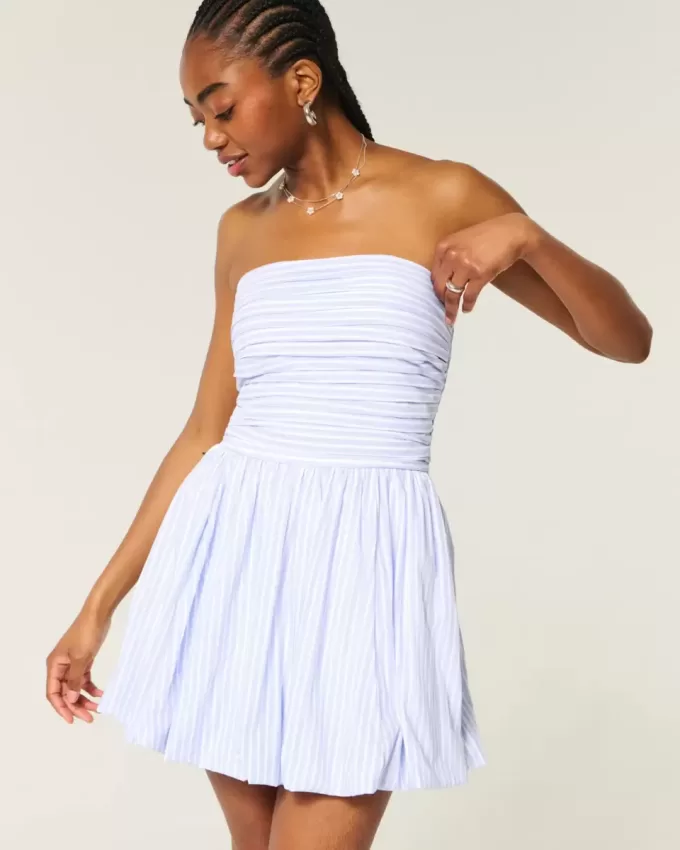Gerüschtes Bubble-Skort-Kleid Gerüschtes Bubble-Skort-Kleid