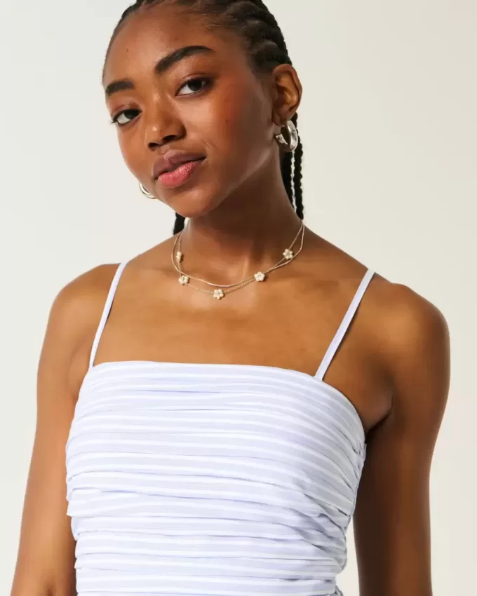 Gerüschtes Bubble-Skort-Kleid Gerüschtes Bubble-Skort-Kleid