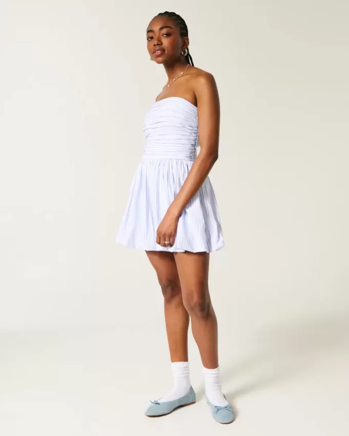Gerüschtes Bubble-Skort-Kleid Gerüschtes Bubble-Skort-Kleid