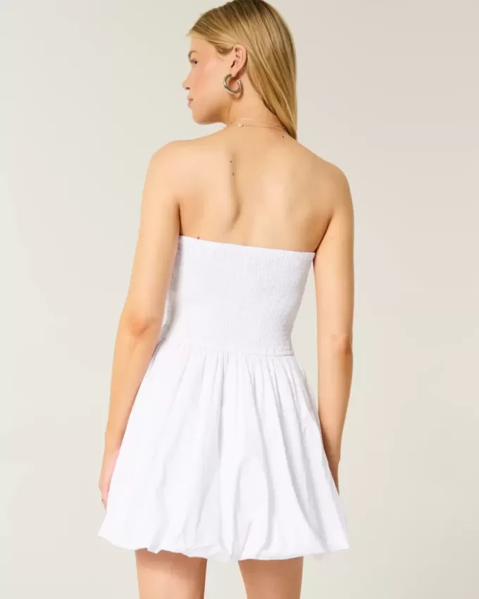 Gerüschtes Bubble-Skort-Kleid Gerüschtes Bubble-Skort-Kleid