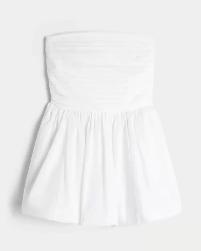 Gerüschtes Bubble-Skort-Kleid Gerüschtes Bubble-Skort-Kleid