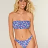 Gesmoktes Bandeau-Bikinioberteil Gesmoktes Bandeau-Bikinioberteil