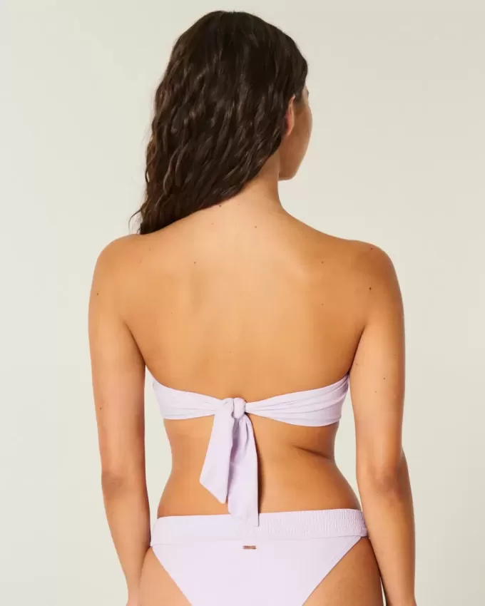 Gesmoktes Bandeau-Bikinioberteil Gesmoktes Bandeau-Bikinioberteil