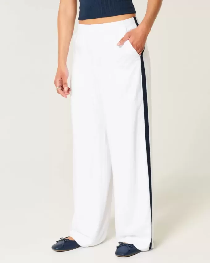 Gestreifte Baggy-Schlupfhose Gestreifte Baggy-Schlupfhose