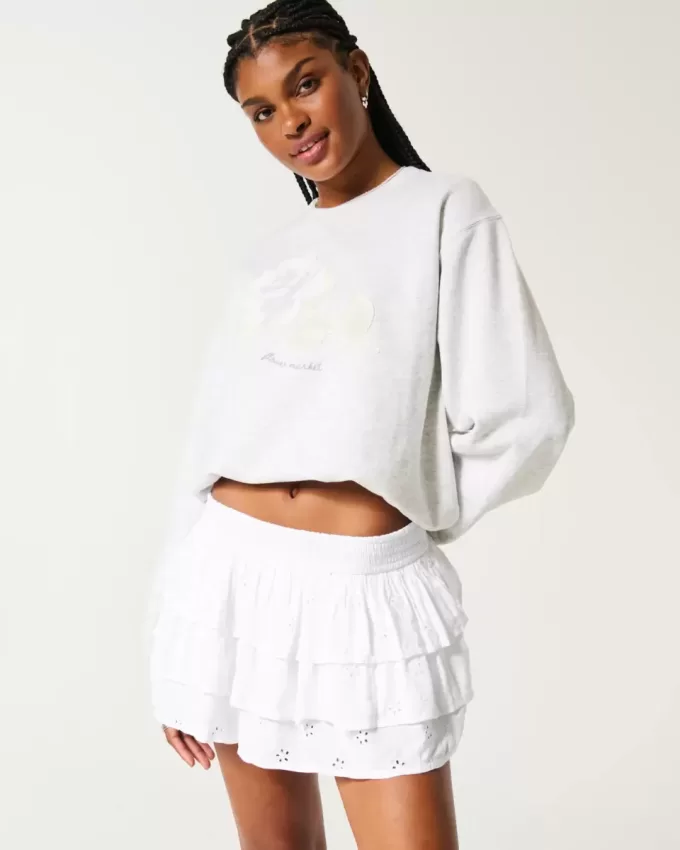 Gestufter Mini-Skort Gestufter Mini-Skort