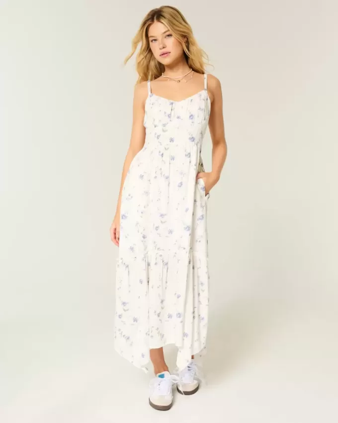 Gestuftes Maxikleid Gestuftes Maxikleid