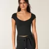 Gilly Hicks Active Ballettoberteil mit Bindeband hinten Gilly Hicks Active Ballettoberteil mit Bindeband hinten