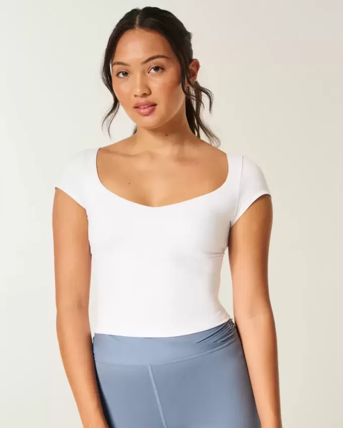 Gilly Hicks Active Ballettoberteil mit Bindeband hinten