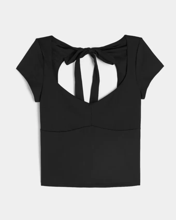Gilly Hicks Active Ballettoberteil mit Bindeband hinten Gilly Hicks Active Ballettoberteil mit Bindeband hinten