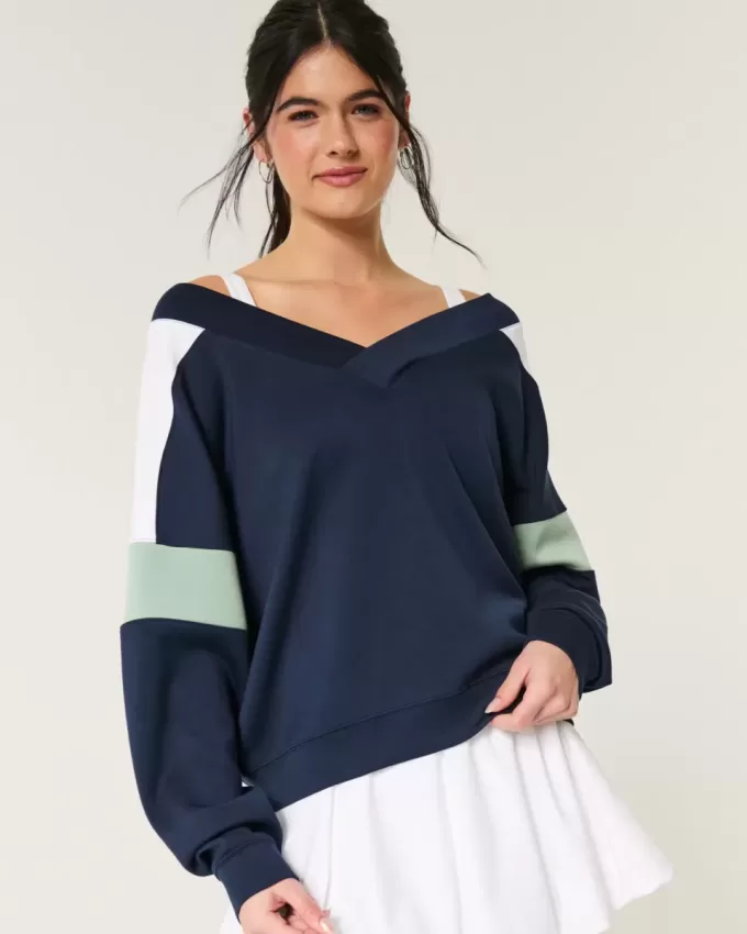 Gilly Hicks Active Cooldown Schulterfreies Top Gilly Hicks Active Cooldown Schulterfreies Top