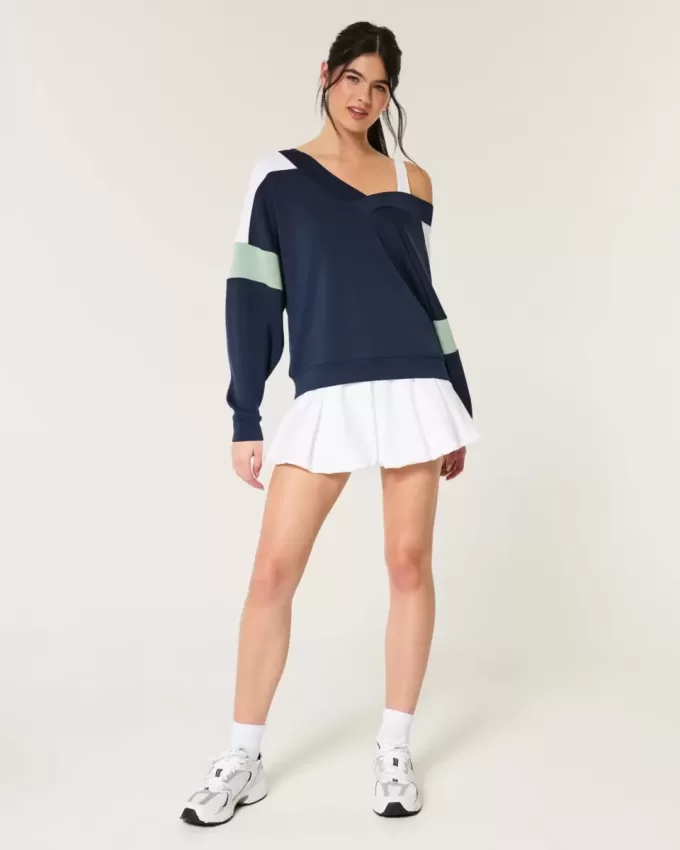 Gilly Hicks Active Cooldown Schulterfreies Top Gilly Hicks Active Cooldown Schulterfreies Top