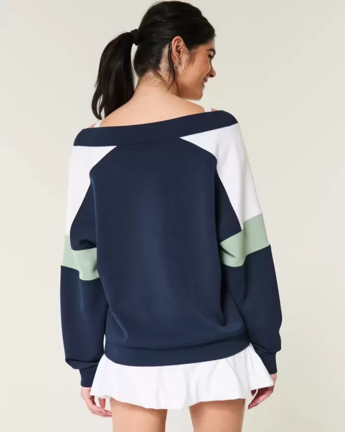 Gilly Hicks Active Cooldown Schulterfreies Top Gilly Hicks Active Cooldown Schulterfreies Top