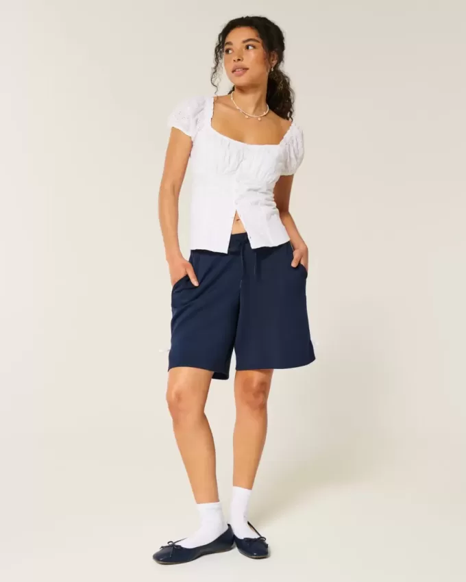 Gilly Hicks Active Cooldown Shorts mit seitlicher Schleife Gilly Hicks Active Cooldown Shorts mit seitlicher Schleife