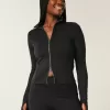 Gilly Hicks Active Recharge Bow Doppelreißverschlussjacke Gilly Hicks Active Recharge Bow Doppelreißverschlussjacke
