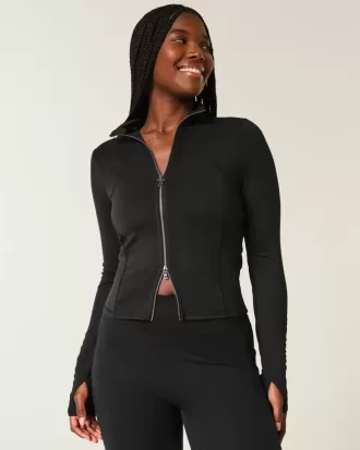 Gilly Hicks Active Recharge Bow Doppelreißverschlussjacke
