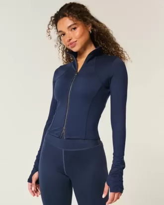 Gilly Hicks Active Recharge Bow Doppelreißverschlussjacke