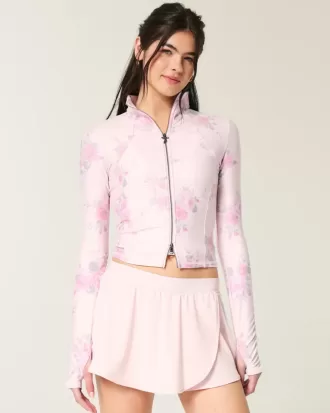 Gilly Hicks Active Recharge Bow Doppelreißverschlussjacke