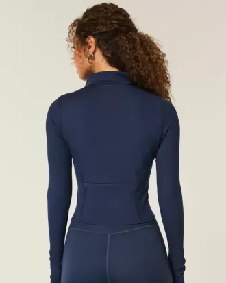 Gilly Hicks Active Recharge Bow Doppelreißverschlussjacke