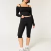 Gilly Hicks Active Recharge Caprihose mit umgeschlagener Taille Gilly Hicks Active Recharge Caprihose mit umgeschlagener Taille