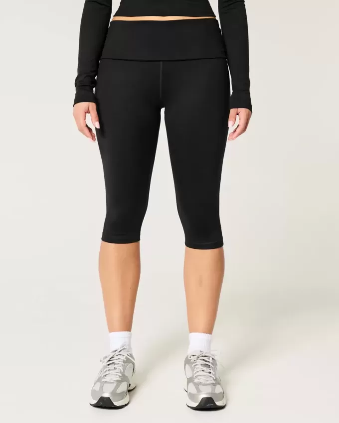 Gilly Hicks Active Recharge Caprihose mit umgeschlagener Taille Gilly Hicks Active Recharge Caprihose mit umgeschlagener Taille