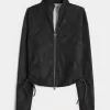 Gilly Hicks Active Recharge Jacke mit seitlichem Reißverschluss und Bindeband Gilly Hicks Active Recharge Jacke mit seitlichem Reißverschluss und Bindeband