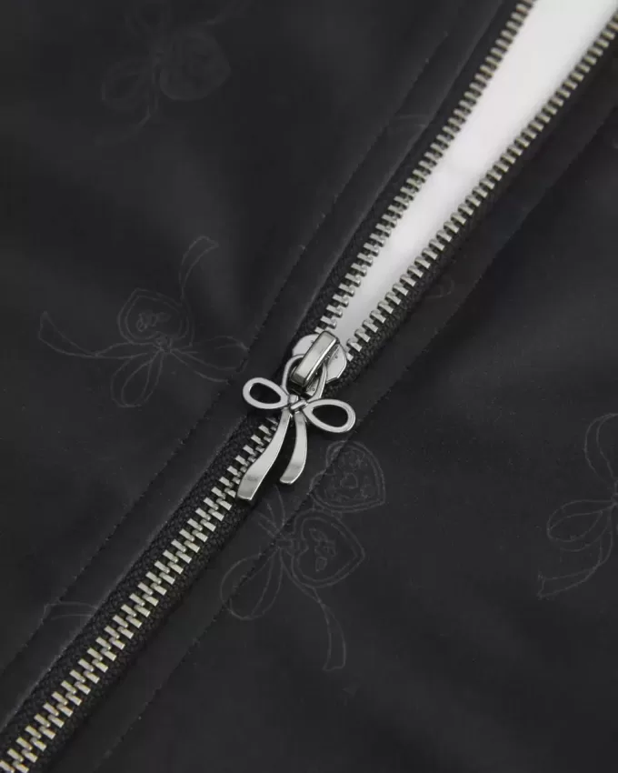 Gilly Hicks Active Recharge Jacke mit seitlichem Reißverschluss und Bindeband Gilly Hicks Active Recharge Jacke mit seitlichem Reißverschluss und Bindeband