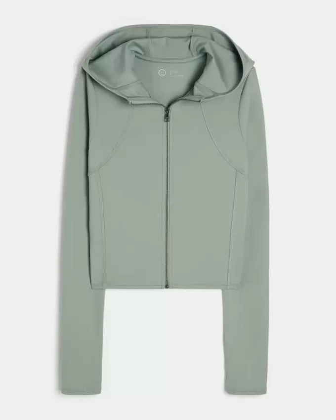 Gilly Hicks Active Recharge Kapuzenjacke mit Reißverschluss