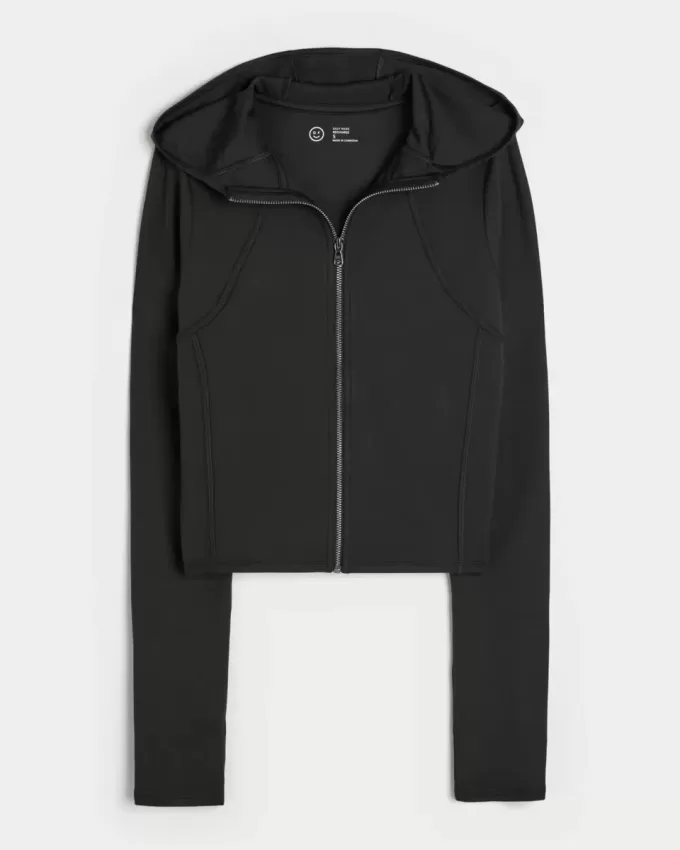 Gilly Hicks Active Recharge Kapuzenjacke mit Reißverschluss Gilly Hicks Active Recharge Kapuzenjacke mit Reißverschluss