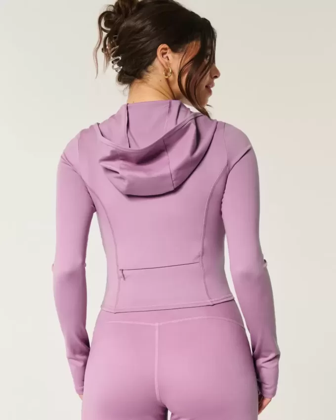 Gilly Hicks Active Recharge Kapuzenjacke mit Reißverschluss Gilly Hicks Active Recharge Kapuzenjacke mit Reißverschluss