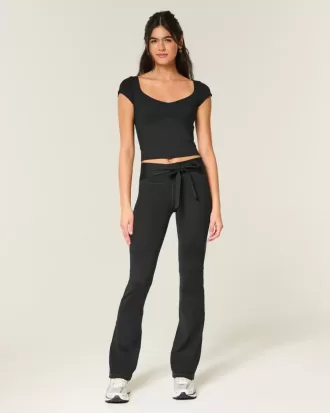 Gilly Hicks Active Recharge Stiefel-Leggings mit Bindegürtel