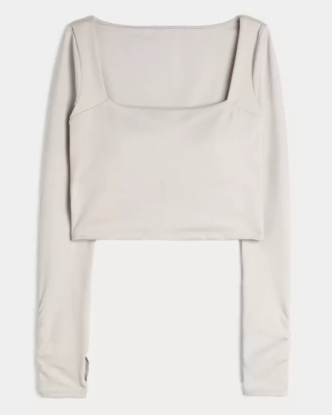 Gilly Hicks Active Recharge Top mit eckigem Ausschnitt Gilly Hicks Active Recharge Top mit eckigem Ausschnitt